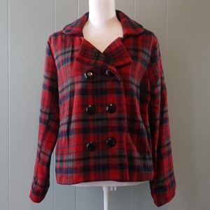 Relativity Plaid Peacoat